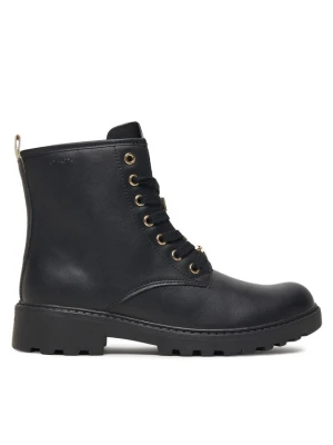 Kozaki Geox J Casey J5620B 000BC C9999 D Czarny