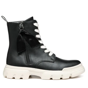 Kozaki Geox J Junette Girl J36HVG 000BC C9B1P S Czarny