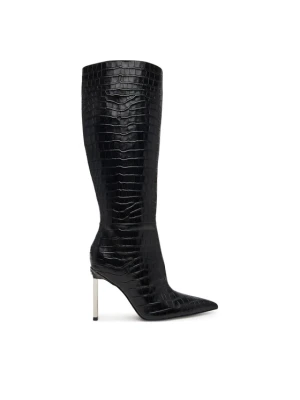 Kozaki Guess FLFCYY LEP11 Czarny
