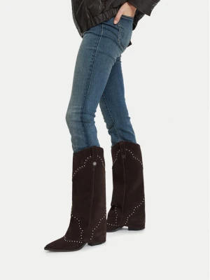 Kozaki Guess Jeans EO-TS6356-01 Brązowy ciemny