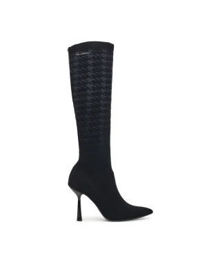 Kozaki KARL LAGERFELD Pandara KL31390 Czarny