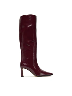 Kozaki MICHAEL Michael Kors Darrah 40F5DRMB5A Bordowy