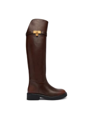 Kozaki MICHAEL Michael Kors Hamilton Moderne 40F6HAFB5L Brązowy
