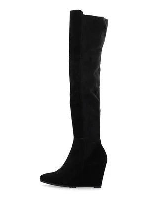 Kozaki na koturnie Bianco