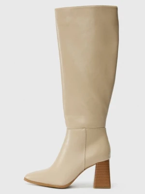 Kozaki na obcasie Anna Field By Zalando wielbłądzi