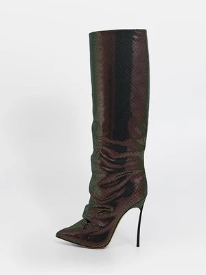 Kozaki na obcasie Casadei