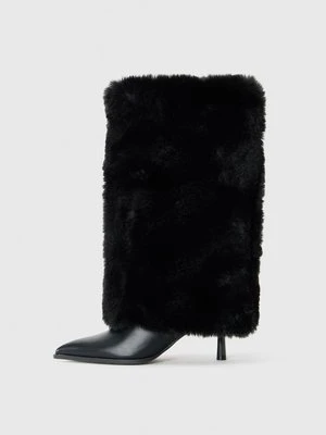 Kozaki na obcasie Even&Odd Wide Fit