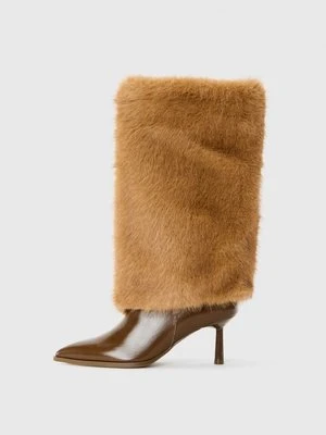 Kozaki na obcasie Even&Odd Wide Fit