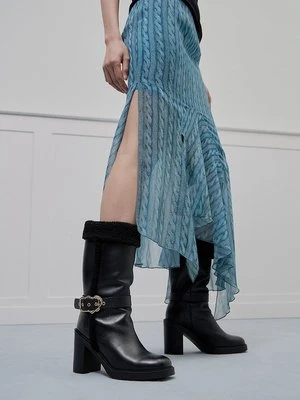 Kozaki na obcasie Love Moschino