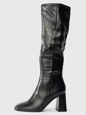 Kozaki na obcasie Steve Madden czarny