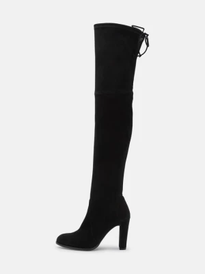 Kozaki na obcasie Stuart Weitzman czarny