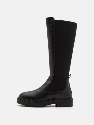 Kozaki na platformie Anna Field By Zalando czarny