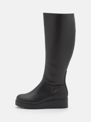 Kozaki na platformie Anna Field Wide Fit By Zalando czarny