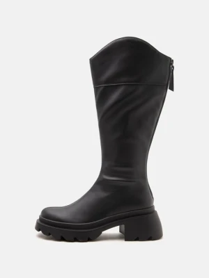 Kozaki na platformie Even&Odd By Zalando czarny