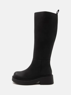 Kozaki na platformie Even&Odd Wide Fit By Zalando czarny