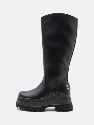 Kozaki na platformie Even&Odd Wide Fit By Zalando czarny