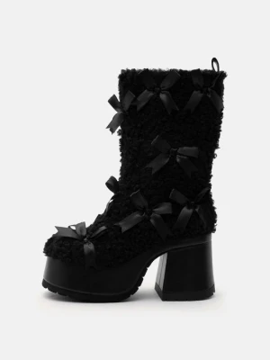 Kozaki na platformie Koi Footwear czarny