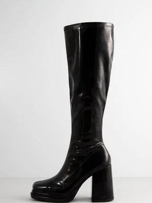 Kozaki na platformie Steve Madden czarny