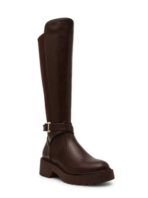 Kozaki na platformie Steve Madden brązowy