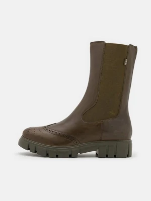 Kozaki na platformie Steven New York khaki
