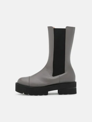 Kozaki na platformie Stuart Weitzman brązowy