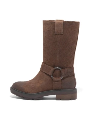 Kozaki na platformie Timberland brązowy