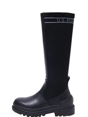 Kozaki na platformie U.S. POLO ASSN. czarny