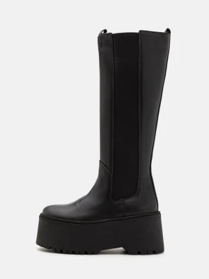 Kozaki na platformie Zign By Zalando czarny