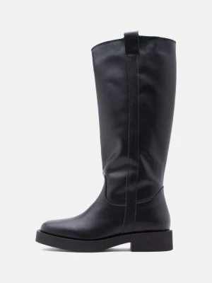 Kozaki na platformie Zign By Zalando czarny