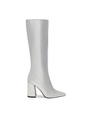 Kozaki Nine West SAMAA SJ1453-2 Srebrny