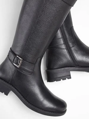 Kozaki skórzane bonprix