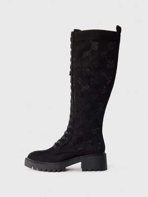 Kozaki sznurowane Anna Field By Zalando czarny