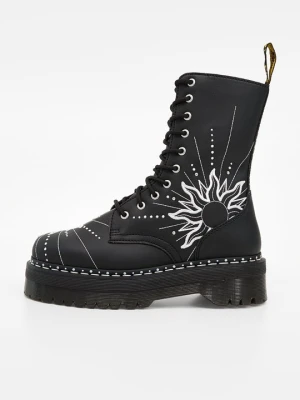 Kozaki sznurowane Dr. Martens czarny