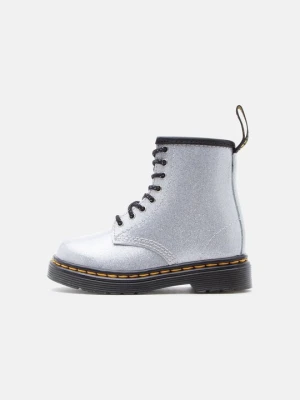 Kozaki sznurowane Dr. Martens srebrny