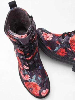 Kozaki sznurowane Jana, wygodna tęgość bonprix