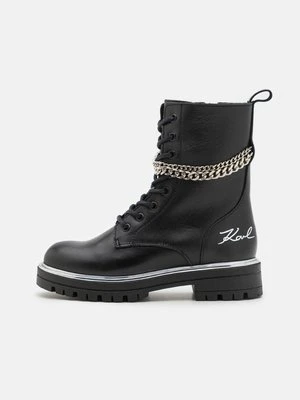 Kozaki sznurowane KARL LAGERFELD KIDS