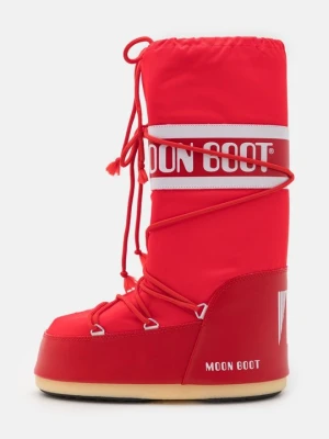 Kozaki sznurowane Moon Boot czerwony