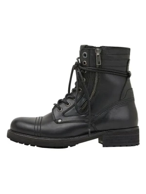 Kozaki sznurowane Pepe Jeans czarny