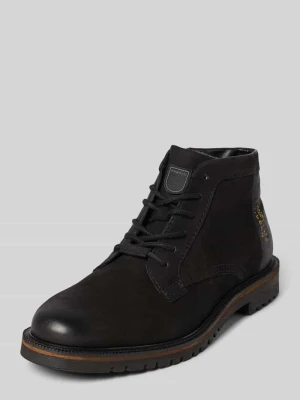 Kozaki sznurowane z nadrukiem z logo model ‘Seve’ Bugatti