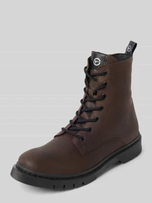 Kozaki sznurowane z naturalnej skóry bydlęcej tamaris