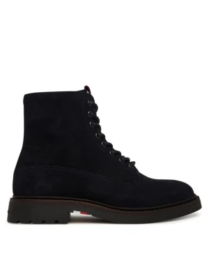 Kozaki Tommy Hilfiger Comfort Lwt FM0FM05594 Granatowy