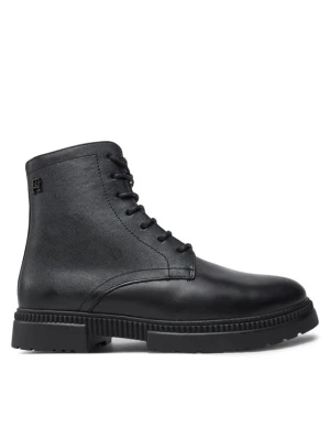 Kozaki Tommy Hilfiger Comfort Tl Texture Lth Boot FM0FM05182 Czarny