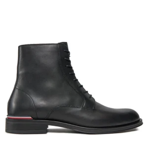 Kozaki Tommy Hilfiger Core Rwb Hilfiger Lth Lce Boot FM0FM05030 Czarny
