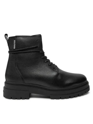 Kozaki Tommy Hilfiger Th Chunky Tl Lace Up Boot FM0FM05270 Czarny