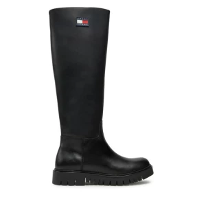 Kozaki Tommy Jeans Tjw Long Shaft Boot EN0EN02627 Czarny