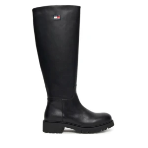 Kozaki Tommy Jeans Tjw Stretchy Long Shaft Boot EN0EN02828 Czarny