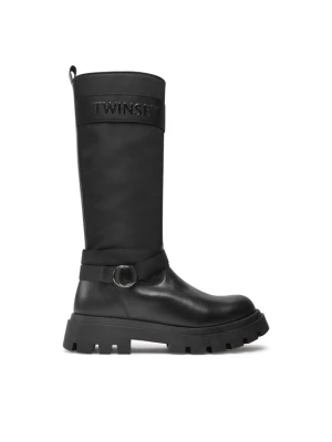 Kozaki TWINSET Stivale 242GCJ S Czarny