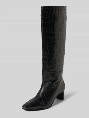 Kozaki z detalem z logo Copenhagen