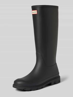 Kozaki z detalem z logo Hunter