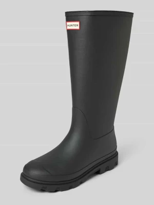 Kozaki z detalem z logo Hunter